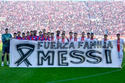 El homenaje a Jorge Messi que unió a San Lorenzo y Huracán en la previa del clásico